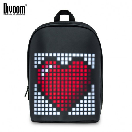 Divoom Universal Pixoo Led Pixel Art Frame Backpack (27x38cm) With Power Bank&App Control IP23 B
