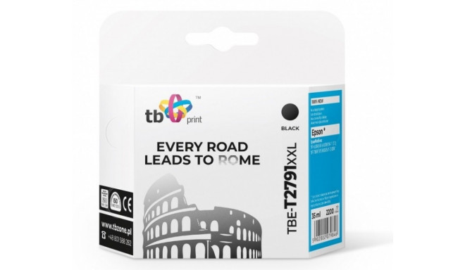 Ink for Epson WF-3620 TBE-T2791XXL black 100% new