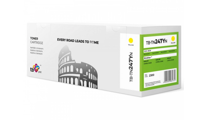 Toner for Brother TN247 Y TB-TN247YN YE 100% new