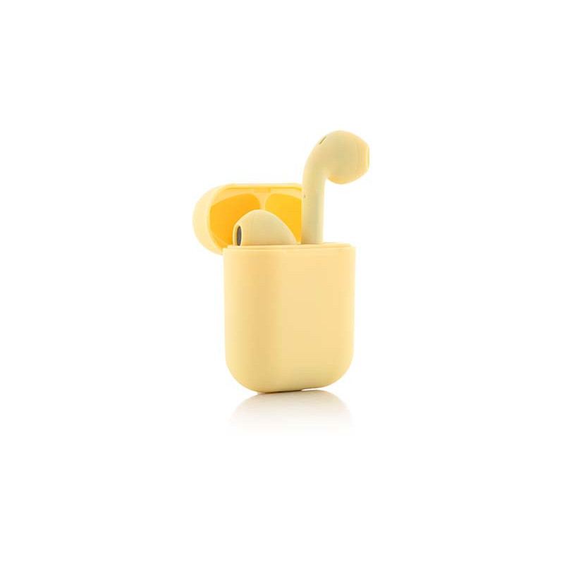 InnovaGoods juhtmevabad kõrvaklapid + mikrofon NovaPods, kollane