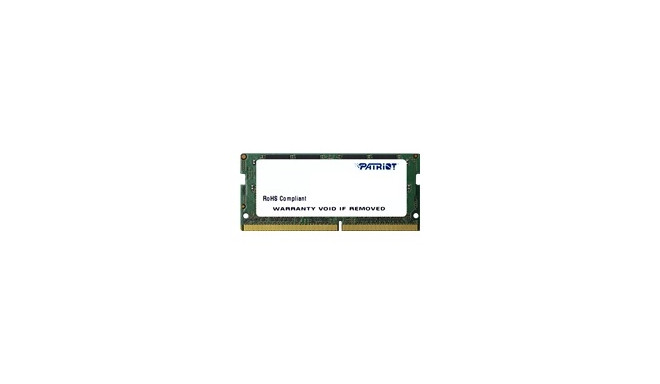PATRIOT Signature Series DDR4 16GB 2666MHz CL19 SODIMM üksik