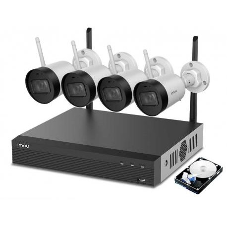 WRL CAMERA WI-FI KIT/NVR1104HS-W-4KS2/4-G22 IMOU