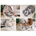 Lionelo Henk 2 in 1 Armchair and Swing Gray