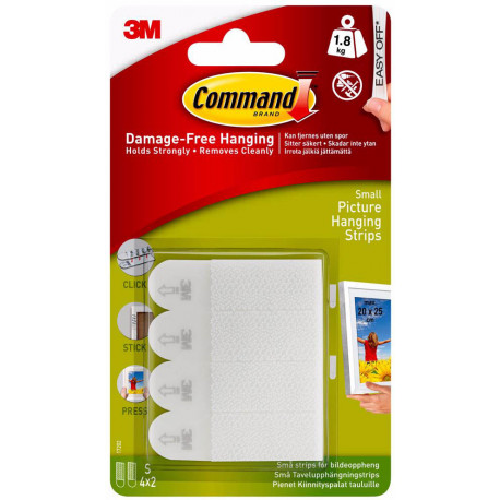 3M pildiriputusribad Command S 2×4tk