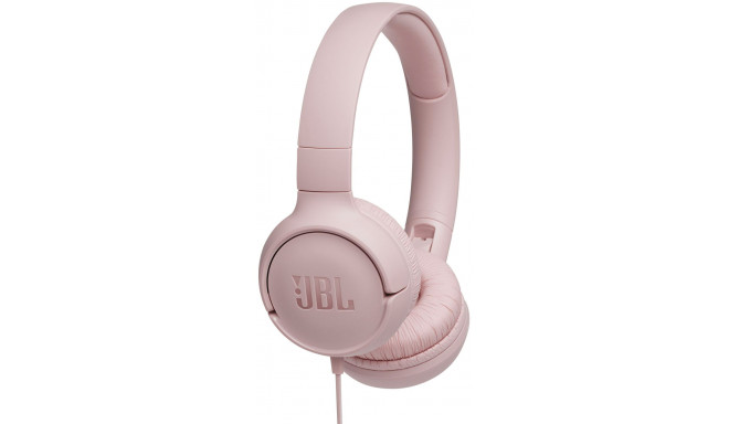 JBL наушники + микрофон Tune 500, розовые