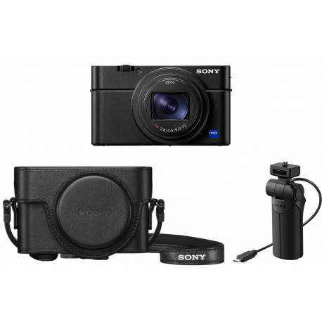 Sony DSC-RX100 VII + käepide LCJ-RXK + vutlar VCT-SGR1