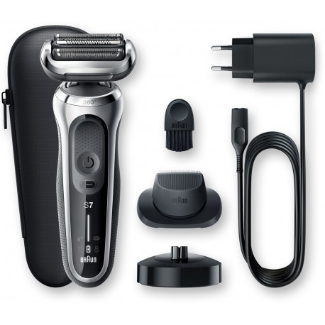 Akcija! BRAUN Series 7 el.skuveklis 70-S4200cs, sudraba