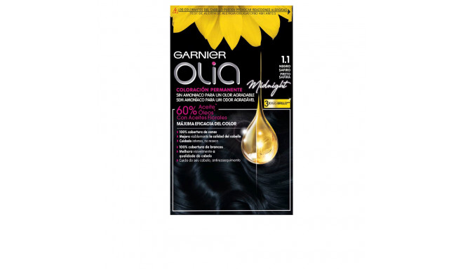 GARNIER OLIA Coloración Permanente #1,10 Black Sapphire 4 pz