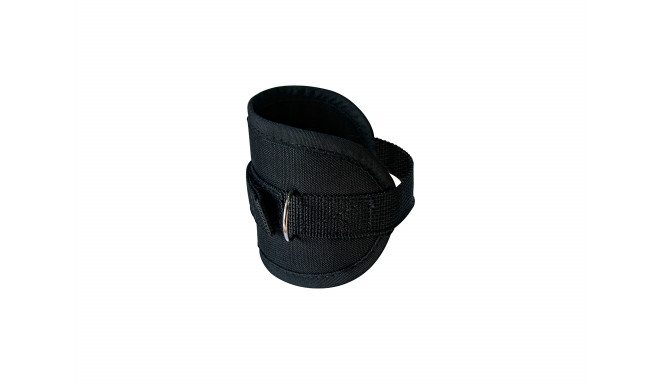 Ankle strap cable attachment for gym machine