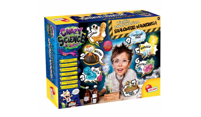 Science set Crazy Science Crazy scientists labor