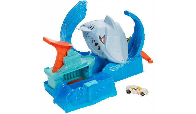 Hot Wheels Robo-Shark Attack play set with looping incl. 1 toy car with color change, racetrack