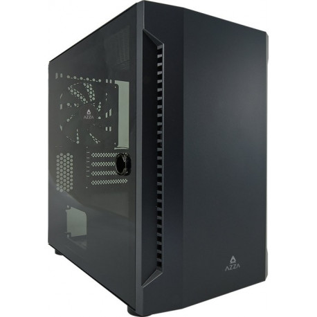 AZZA Bastion, tower case (black, tempered glass)