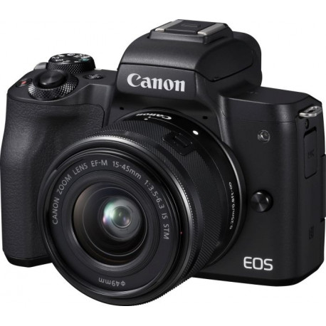 Canon EOS M50 KIT (15-45 mm IS STM), digital camera (black, incl.Canon lens)