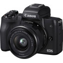 Canon EOS M50 KIT (15-45 mm IS STM), digital camera (black, incl.Canon lens)