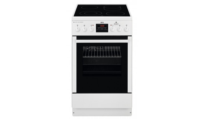 AEG glass-ceramic cooker CCB56470BW