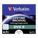 Verbatim DVD R M-Disc 4.7GB 4x Printable 1pc Jewel Case