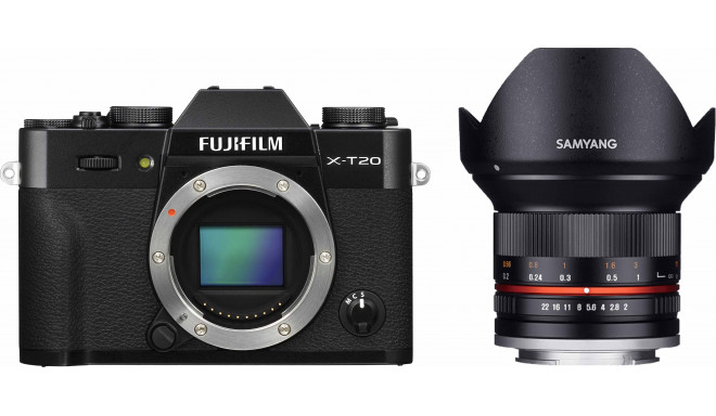 Fujifilm X-T20 + Samyang 12mm f/2.0, black/black