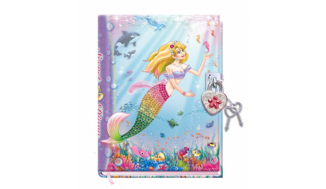 Pulio Pecoware Padlock Diary - Mermaid