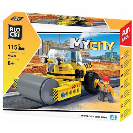 Blocki MyCity Road Roller / KB0224 / Constructor with 115 parts / Age 6+