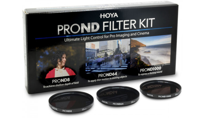 Hoya filtrikomplekt Pro ND8/64/1000 67mm