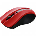 CANYON MW-5 2.4GHz wireless Optical Mouse with 4 buttons, DPI 800/1200/1600, Red, 122*69*40mm, 0.067