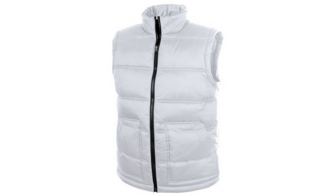Men's quilted gilet 144717, white
