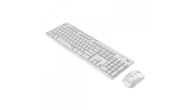 Desktop Logitech Slim Combo MK295 SWE (W), valge