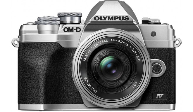 Olympus OM-D E-M10 Mark IV + 14-42mm EZ Kit, silver