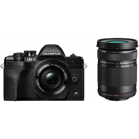 Olympus OM-D E-M10 Mark IV + 14-42mm + 40-150mm, must
