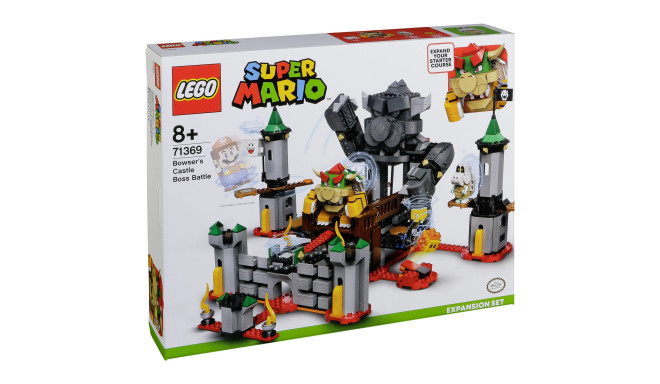 LEGO Super Mario 71369  Bowser's Castle Boss Battle Expansion Set