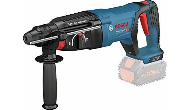 Bosch Cordless Rotary Hammer GBH 18 V-26 D Professional solo, 18 Volt (blue / black, suitcase, witho