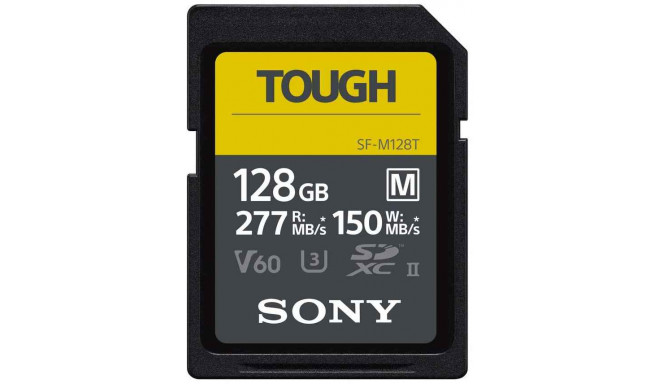 Sony mälukaart SDXC 128GB M Tough UHS-II Class 10 U3 V60