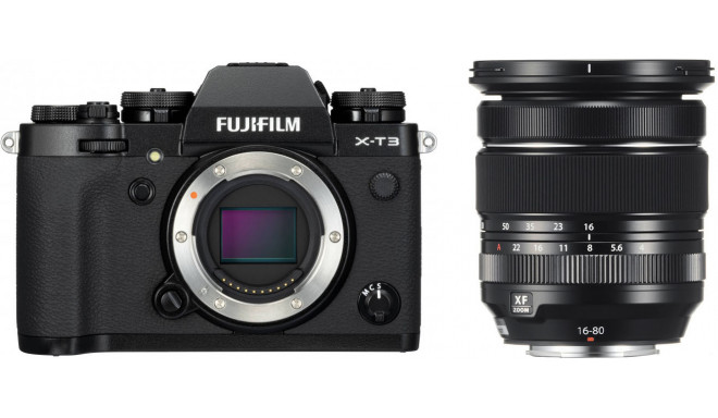 Fujifilm X-T3 + 16-80 мм Kit, черный