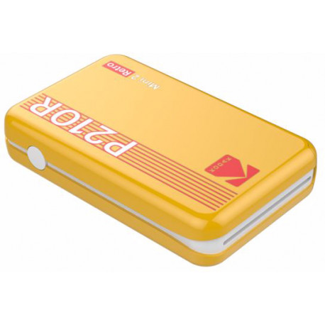 Kodak фотопринтер Mini 2 Plus Retro, желтый