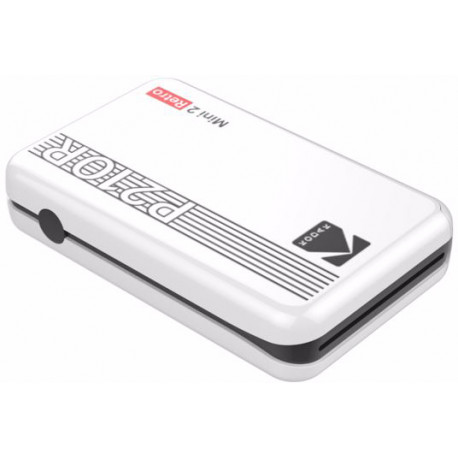 Kodak фотопринтер Mini 2 Plus Retro, белый