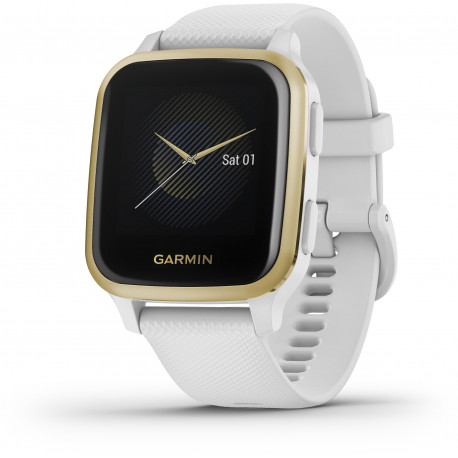 Garmin Venu Sq, white/light gold