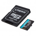 Mälukaart microSD 128GB, U3 UHS-I V30 A2, R170/W90, Canvas Go Plus, Kingston
