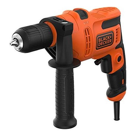 Blac impact drill BEH200-QS 500W - right / left rotation, 13mm