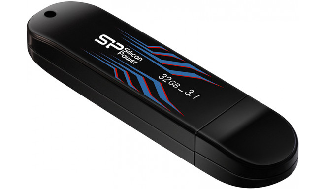 Silicon Power zibatmiņa 32GB Blaze B10 USB 3.0, zila
