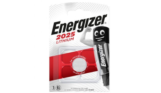 Energizer CR2025 BLISTER PACK 1PCS.
