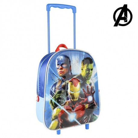 3D-Laste seljakott The Avengers Sinine Metallik