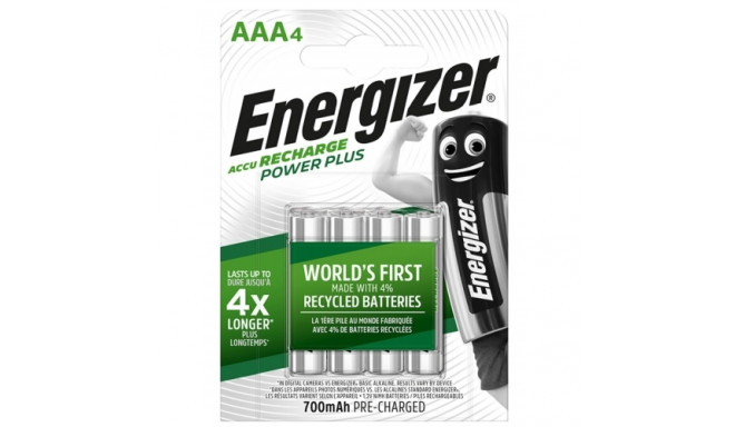 Energizer PRECHARGED HR03 700MAH ALWAYS READY BLISTERA IEPAKOJUMĀ 4GB.