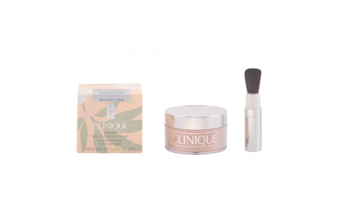 CLINIQUE BLENDED face powder&brush #03-transparency 3