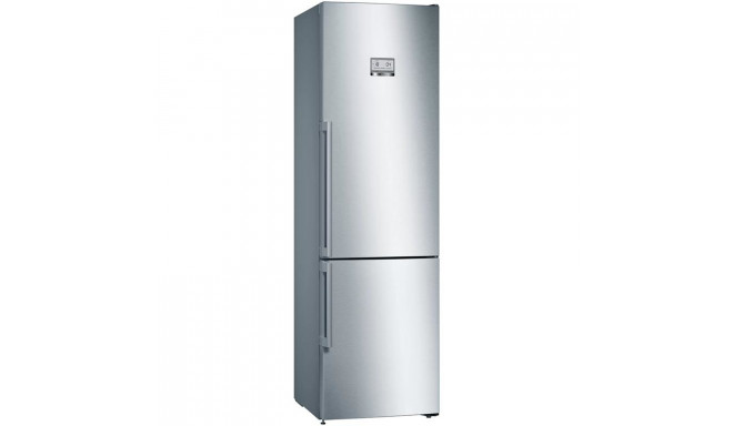 Bosch refrigerator NoFrost 368L, stainless steel