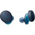 Sony wireless headset WF-XB700L, blue