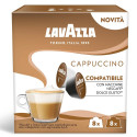 Lavazza coffee capsules Cappuccino 8+8pcs