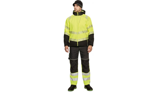 Cerva Knoxfield profi softshell Hi-Vis kollane 5XL