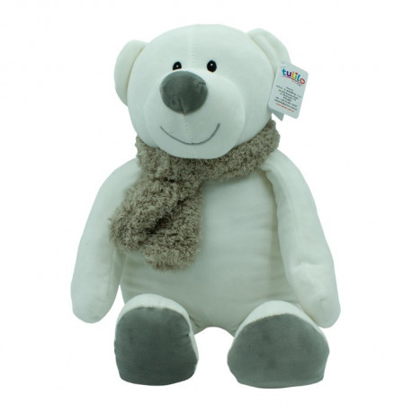 Axiom Kamil Bear - gray scarf 35 cm