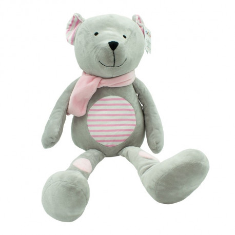 Axiom Eryk Bear - pink accessories 19 cm
