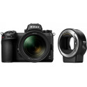 Nikon Z6 II + 24-70mm f/4 S + objektiivi adapter FTZ